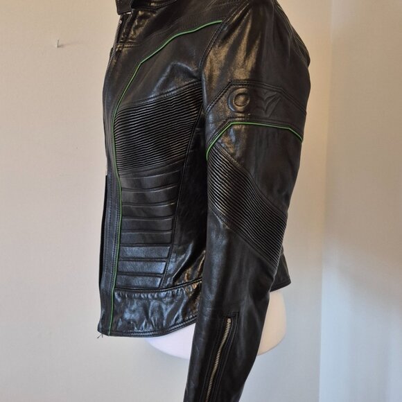 Custom Embossed Leather Jacket with Praying Eagle Claws by Oceandrive Leather - Picture 8 of 15